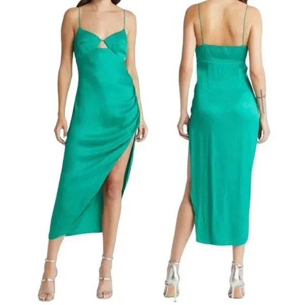 NWT Saylor Ashlee Cutout Satin Dress‎ - Image 2
