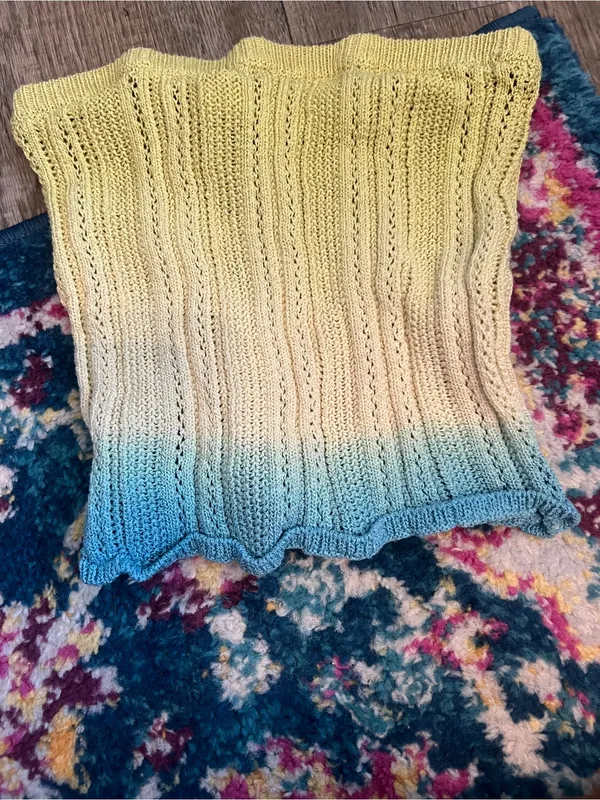 Nbd Circe tube top in yellow size small - Image 5