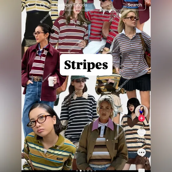 Outdoor Voices Rugby Cropped Long Sleeve Polo Medium striped blokecore - Image 6