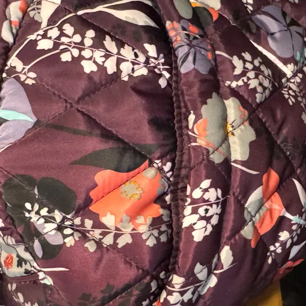 Vera Bradley Ultralight Active Duffel Bag Pressed Flowers Purple Travel Gym - Image 14
