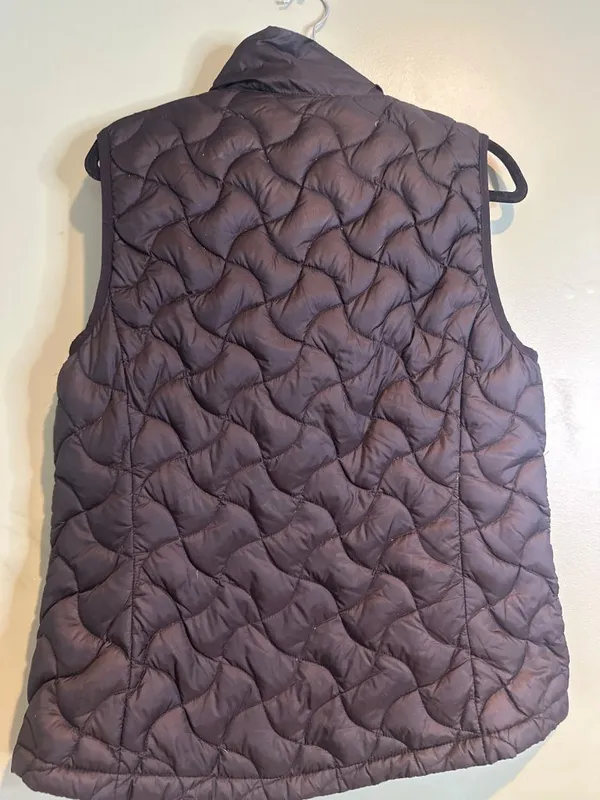 Gerry Women's Down Puffer Vest Large Black Lightweight Full Zip Quilted Jacket - Image 4