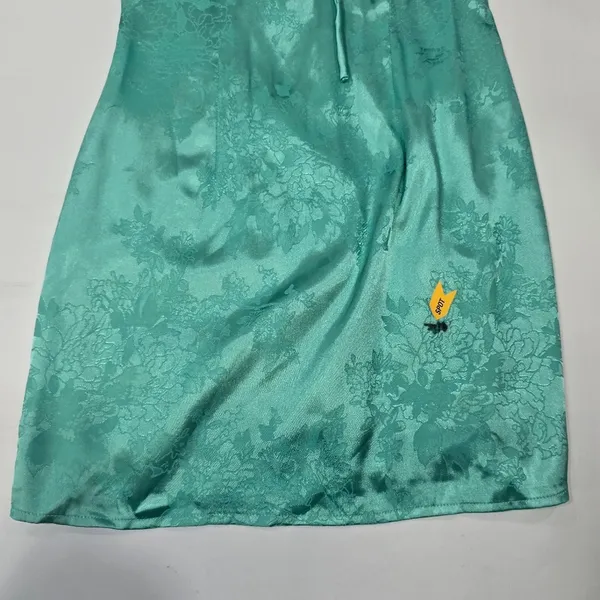 Superdown Andy Mini Dress in Teal XS - Image 4