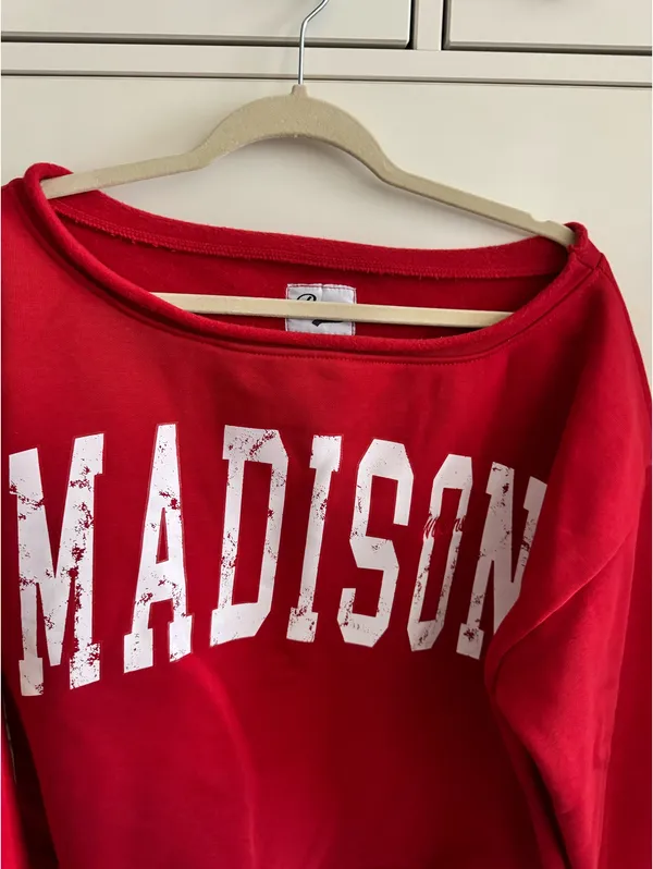 Wisconsin crewneck Red Size L - Image 2