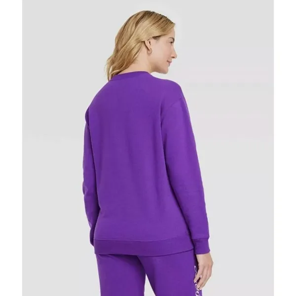 Women's LA Lakers NBA Graphic Pullover Sweatshirt - Purple Medium - Image 7