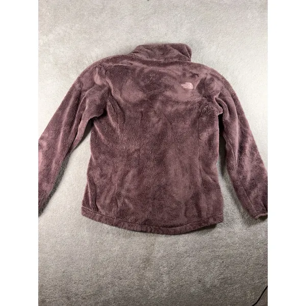 THE NORTH FACE Women's Osito Full Zip‎ Fleece Jacket Grey/Pikes Purple, M - Image 8