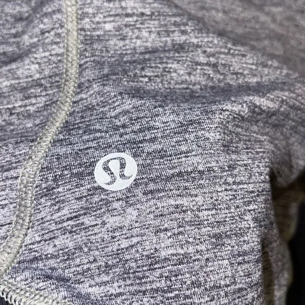 Lululemon Athletica Womens Daily Practice Zip Up Hooded Jacket Gray Black Size 8 - Image 12