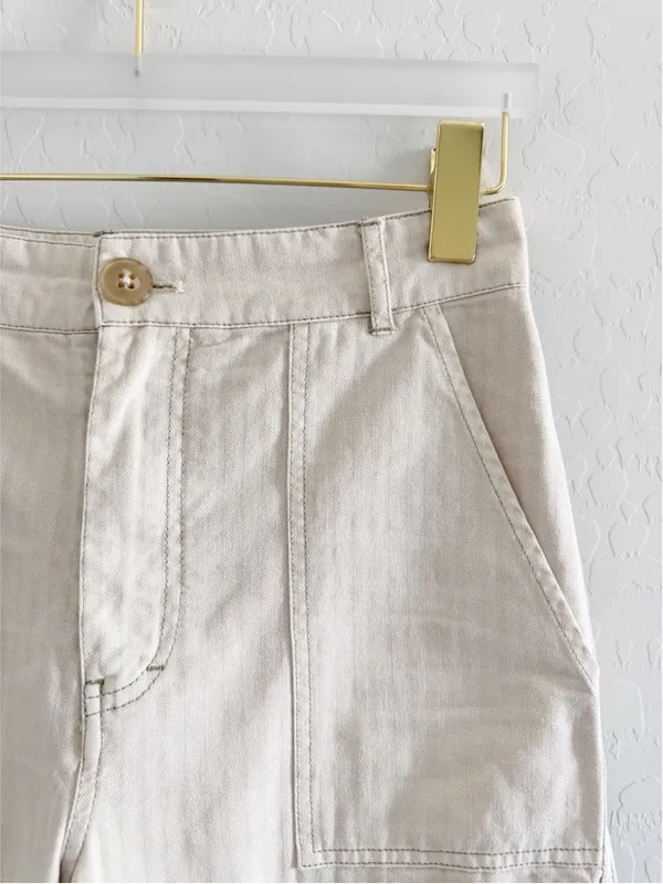 Free People Sunday Skies Wide Leg Pants in Cream Size 4 - Image 7