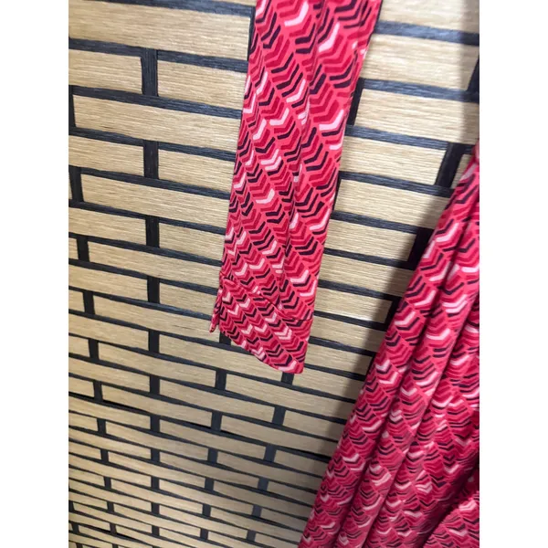 Diane von Furstenberg‎ Red Silk Wrap Dress Size 4 - Image 5