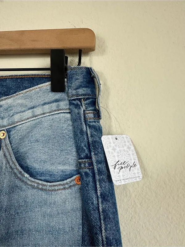 NWT Levi’s X Free People Spliced 501 Jeans - Image 3