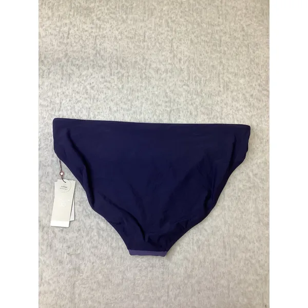 CALIA Womens XXL‎ Mid-Rise Bikini Bottom Storm Haze Purple Swim WSA15407 NEW - Image 4