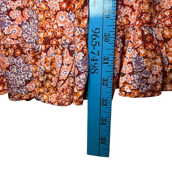 L*Space Women Stay Golden Dress Tie Front Cutout Mini‎ Lily of the Velley M - Image 8