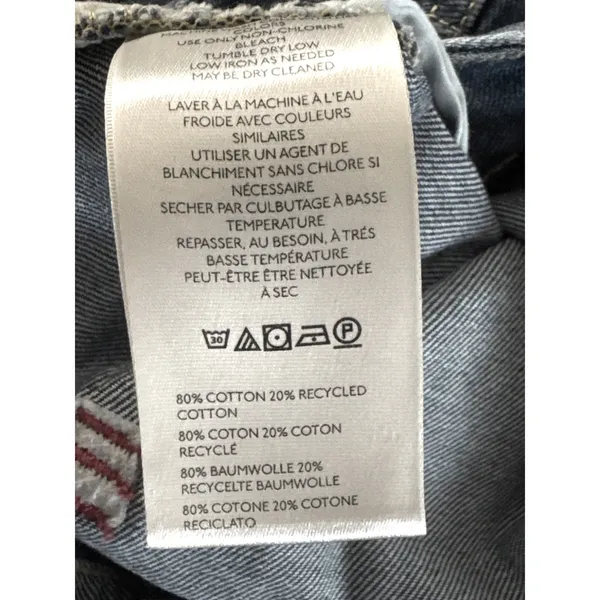 BDG‎ Urban Outfitters Womens High Rise Wide Leg Jeans Medium Wash Blue Size 28 - Image 7