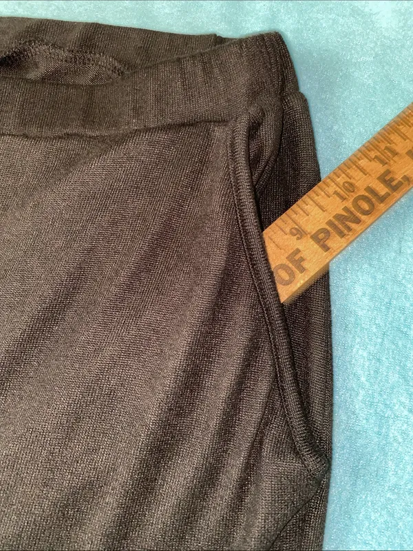 RUBEE wide leg pajama lounge wear sleep pants 2 pockets comfy black NEW size 3X - Image 8