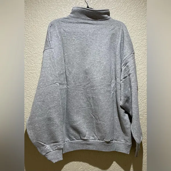ALO Yoga NWOT Accolade 1/4 Zip Pullover Athletic Heathered Grey Size S - Image 7
