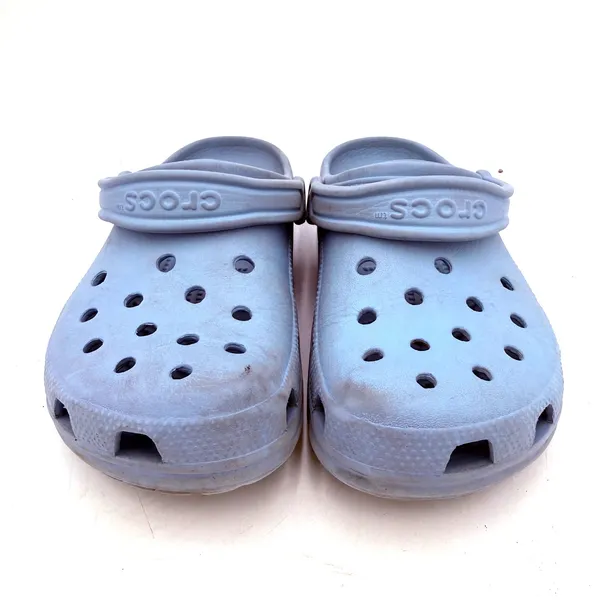 Crocs Light Blue Classic Clogs Sandals Size Men's 6 Women's 8 - Image 3