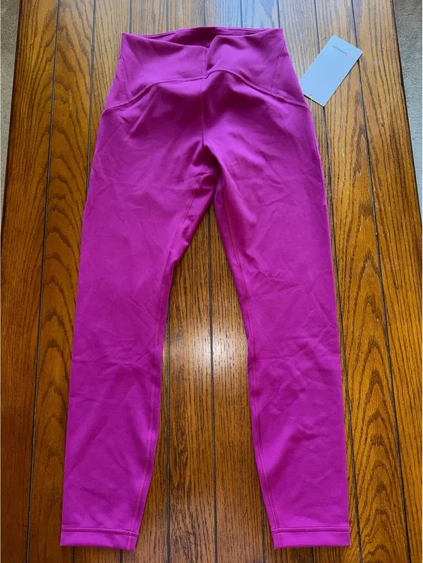 Lululemon Instill High Rise 25” Magenta Purple Size 6 NWT - Image 3