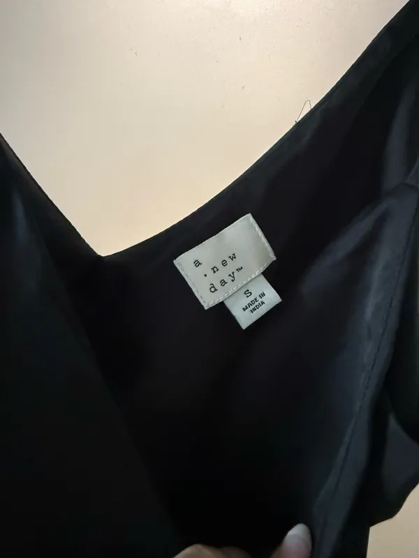 A New Day Black Silk Dress - Image 2