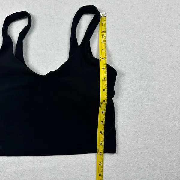 Lululemon Align Tank Top Women’s Size 4 Black Nulu Yoga Crop - Image 4