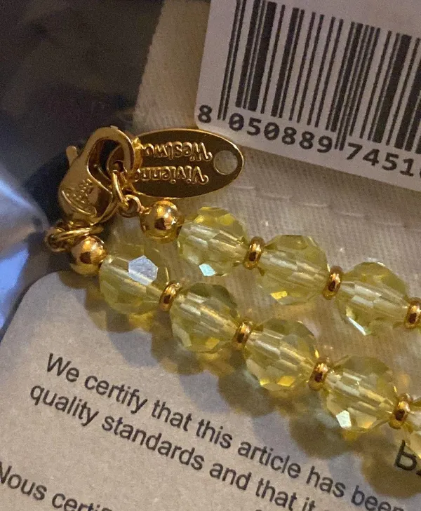 Vivienne Westwood Messaline gold-tone brass crystal-embellished choker Necklace - Image 13