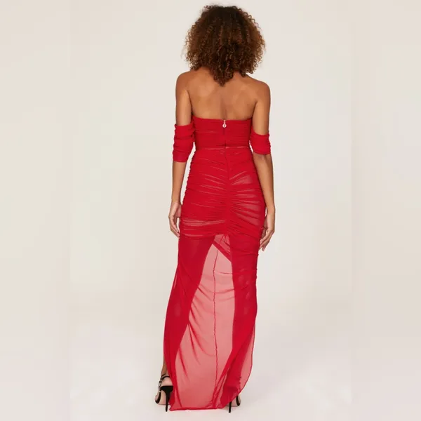 Nookie HEARTS Dita Mesh Gown‎ XXL - Image 4