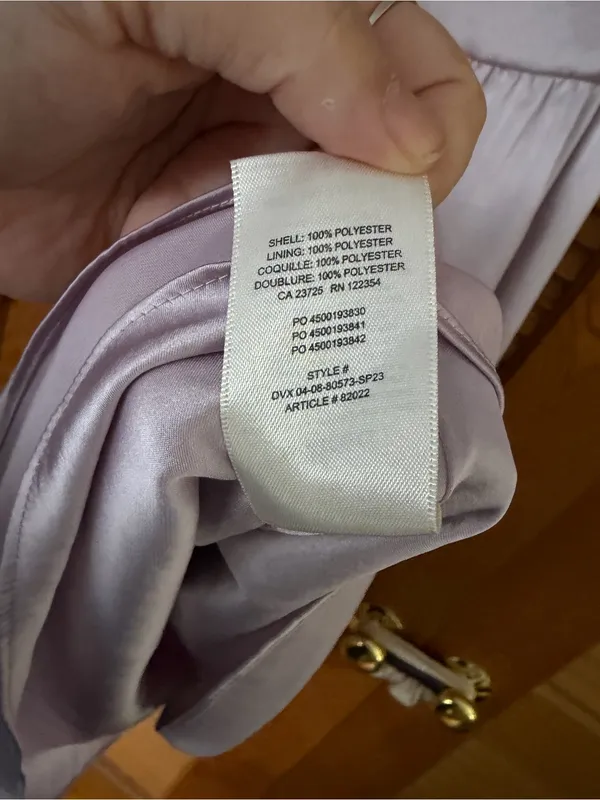 Aritzia Wilfred lovers satin dress mini size Large - Image 12