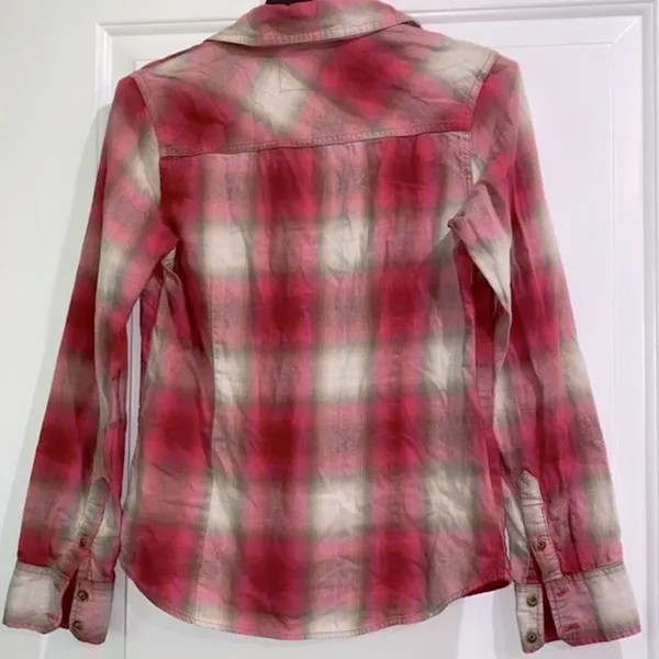 Aeropostale plaid button down shirt size medium - Image 7