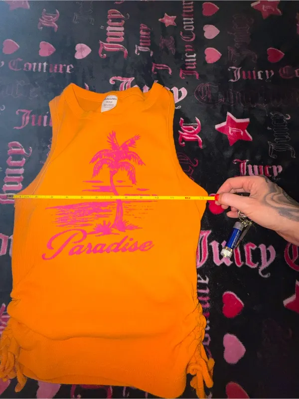 No Boundaries Paradise ruched tank top - Image 3