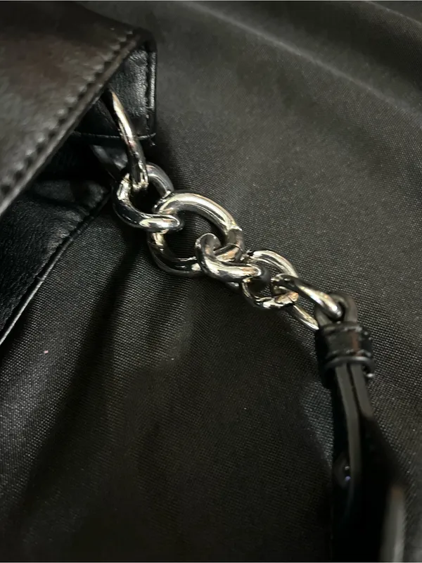 Simply Vera Vera Wang Black Shoulder Bag With Chain Strap - Image 13