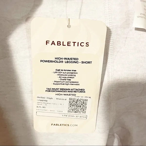 Fabletics‎ Size XL High Waist Powerhold Legging Athletic Workout New NWT - Image 4
