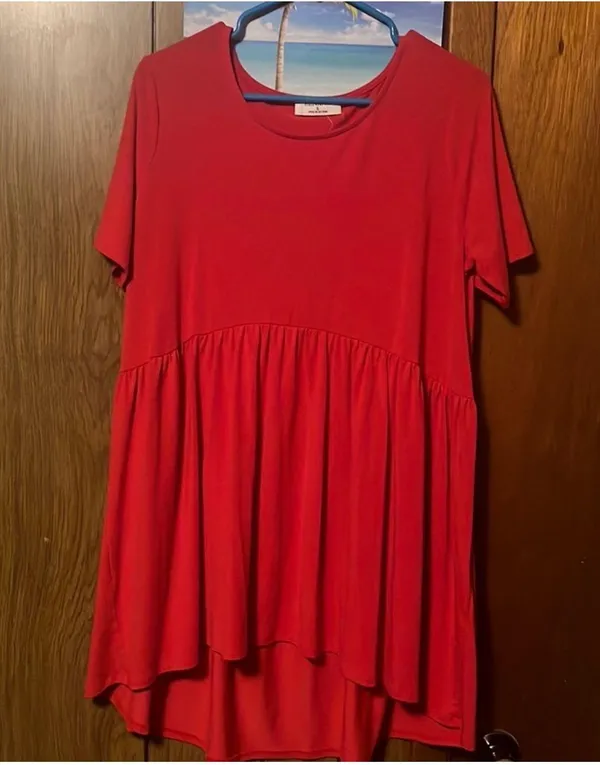 Short sleeve babydoll top - Image 2