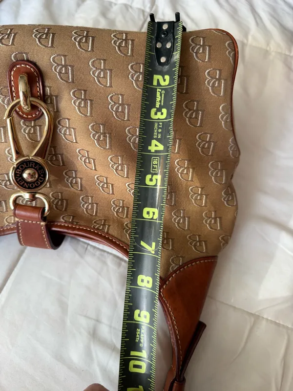 Dooney & Bourke Leather Bag Brown - Image 12