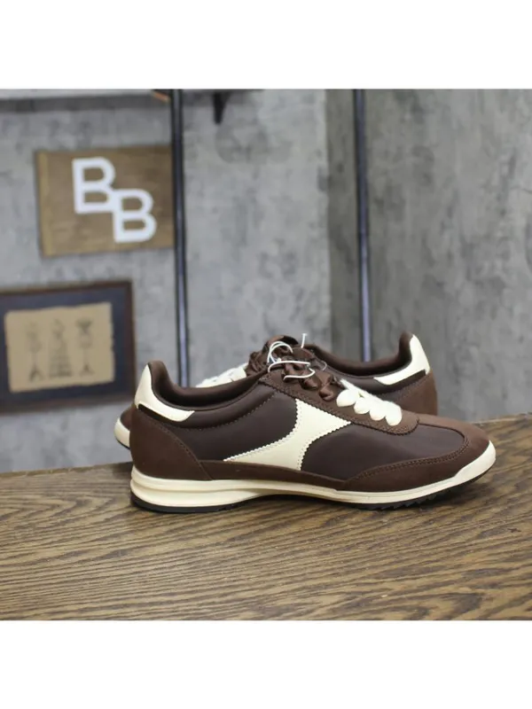 NWT Universal Thread Womens Skyler Jogger Sneakers Double Laces Brown / White 7 - Image 8