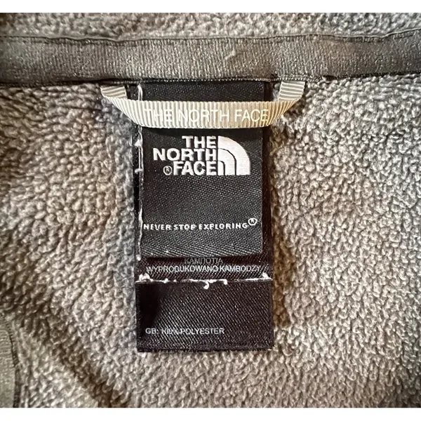 The North Face Women's‎ TKA 100 Glacier Fleece Gray ¼ Zip Pullover M Lightweight - Image 6