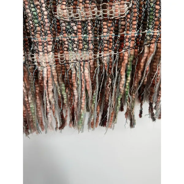 Ett: twa Anthropologie Fringe Tweed Blazer Jacket Size Small‎ Academia Old Money - Image 6