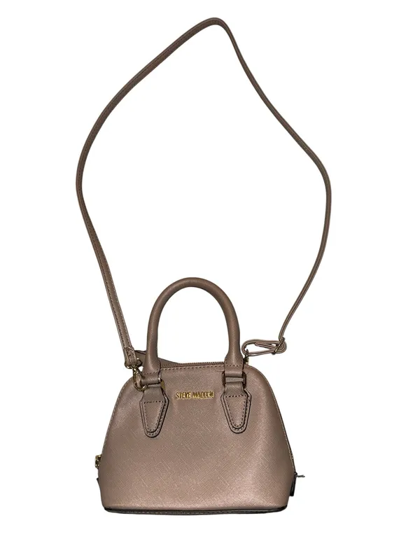 Steve Madden Taupe Dome Satchel with Gold Hardware - Image 4