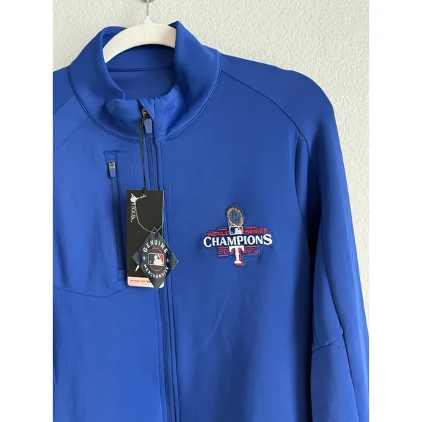Antigua‎ Women MLB Texas Rangers 2023 World Series Generation Zip Jacket XL NEW - Image 4