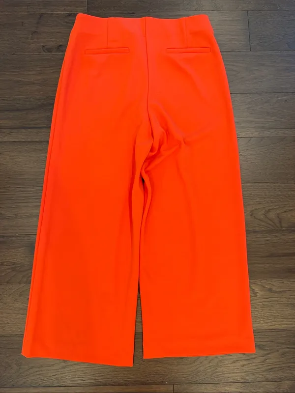Loft Orange Wide Leg Pull On Pangs Size Medium - C67-058 - Image 5
