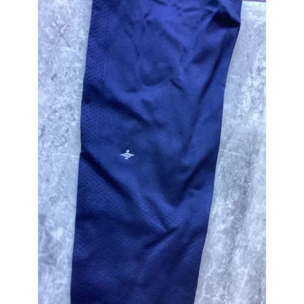 Halara NWOT Women Navy Blue Scrunch Butt Seamless High Waisted 7/8 Leggings L - Image 3