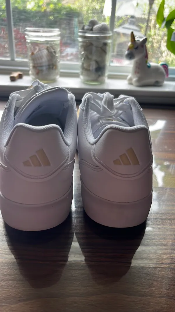 White Adidas Golf Shoes  - Image 10