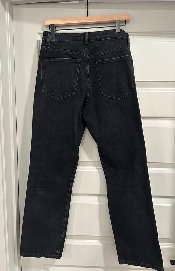 Zara high rise stove pipe jeans - Image 4