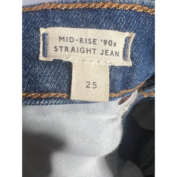 Madewell The '90s Straight Mid-Rise Jean Size 25 - Image 9