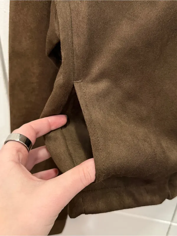 NWT Love Tree Brown Faux Suede Willa Jacket - Image 5