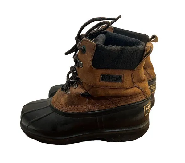 L.L. Bean Frelonic Duck Bean Boots Leather Waterproof Women's 7 - Image 7