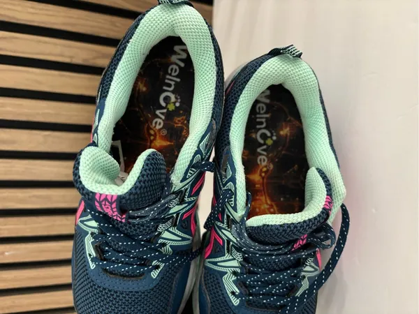 ASICS GEL-VENTURE 8 Trail Running Tennis Shoes Womens Size 6.5 Blue Pink Teal - Image 8