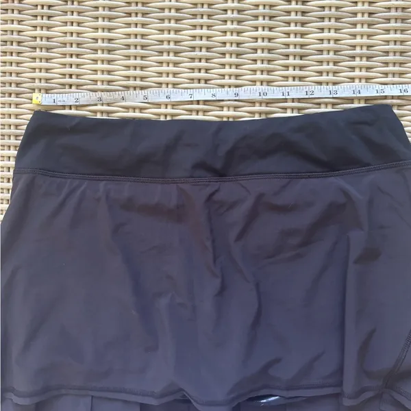 Lululemon Pace Setter black Skirt‎ 8 Athleisure workout yoga pickleball coastal - Image 6