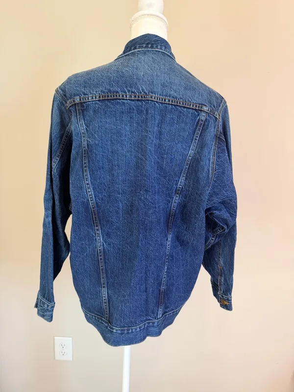 Sandrine Rose Free People Collab Tres Cool Oversized Jean Jacket Size Small NWT - Image 7