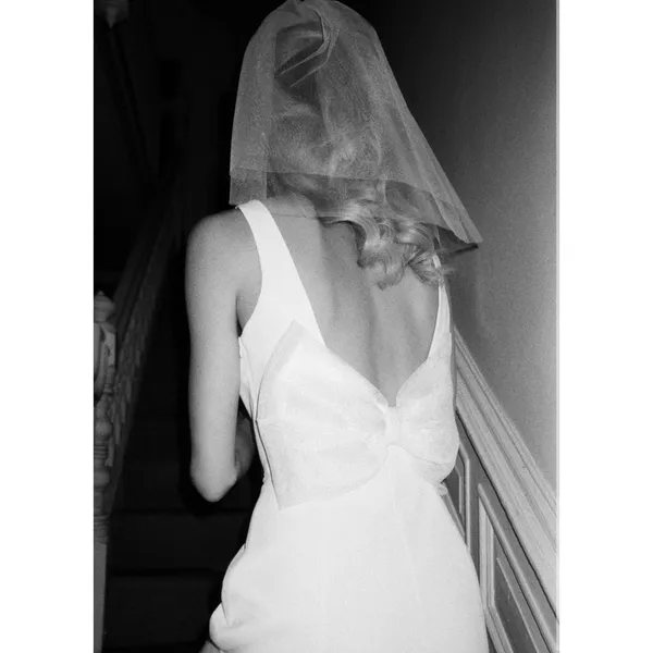 NWT Amanda Uprichard Maribel Dress White Sleeveless‎ Mini Bow Back Small - Image 4