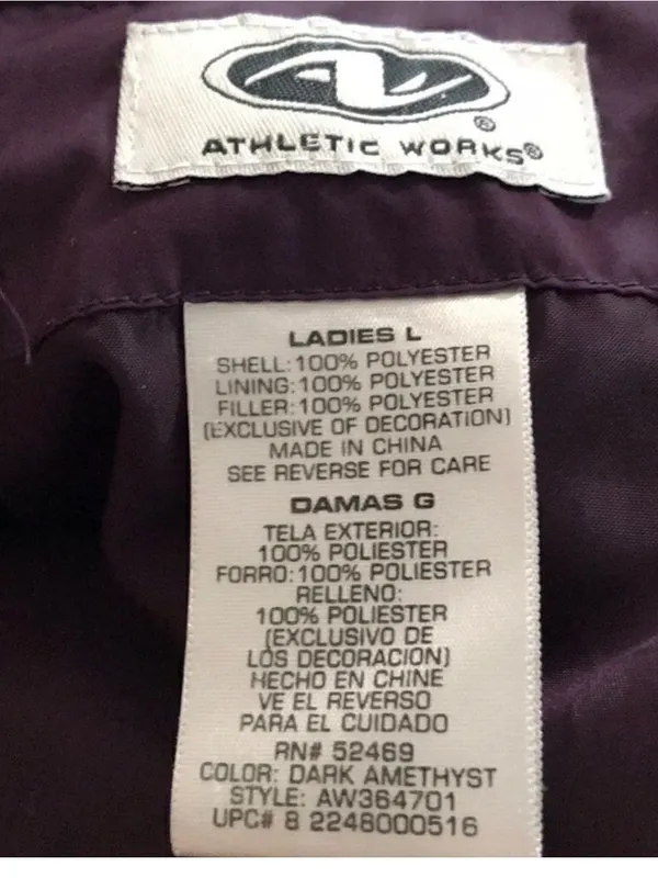 Athletic Works Women's Plum Quilted Puffer Jacket - Image 5