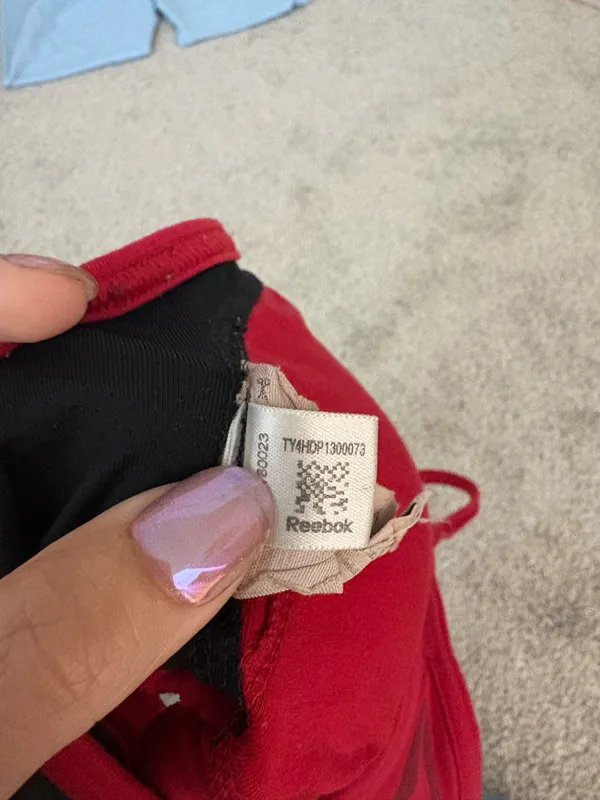Reebok CrossFit Sports Bra Red - Image 3