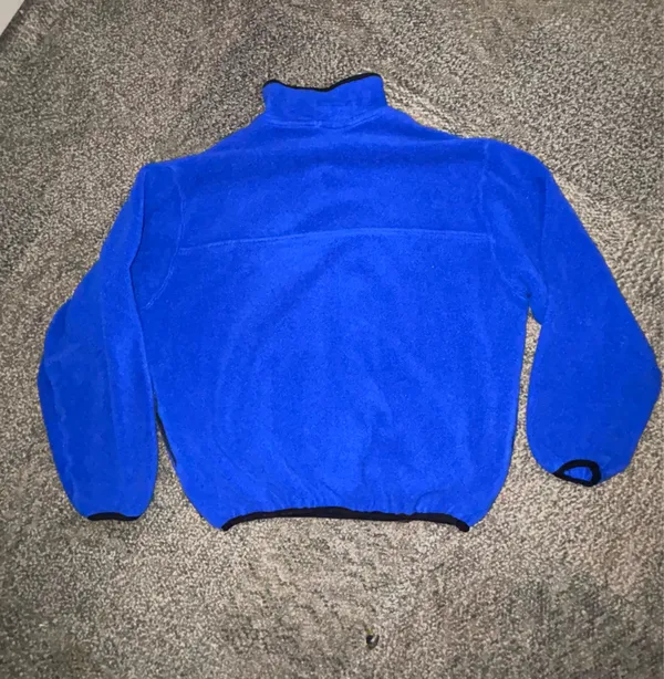 Vintage Sportsmaster USA Polartec Blue Fleece Pullover Jacket - Reach For The Stars - EUC - Image 5